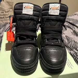 Off-white high top sneakers